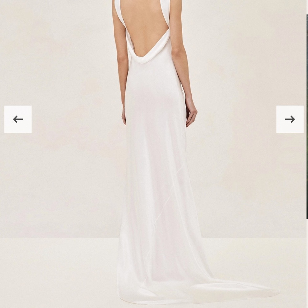 Alexis "Celine" white gown - Picture 5 of 13